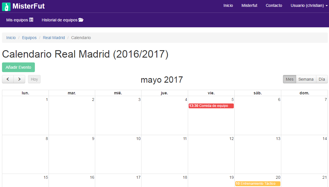 Calendario